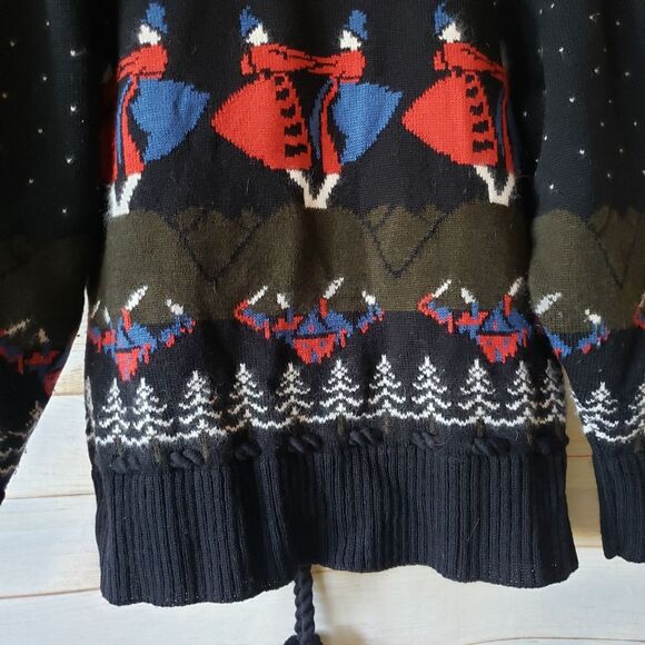 Cullinane Vintage 80's Wool/Angora Polo Neck Winter Sweater Women's Large USA - Picture 14 of 14